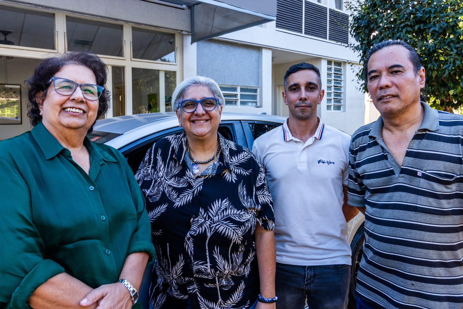 Helenice Almeida, Andréa Volpa, Caio Volpa e Fernando Maegawa